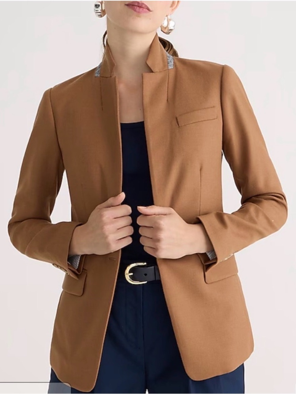 J Crew Regent Blazer in Wool Flannel